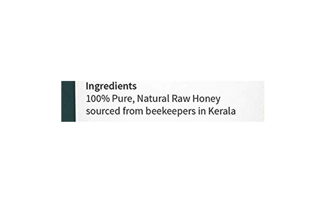 Looms & Weaves Natural Raw Honey (Unprocessed & Unpasteurised)   Glass Jar  500 grams